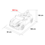 Elektrické autíčko - Mini Cooper - červené